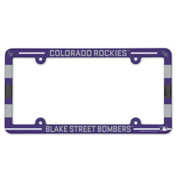 Wincraft Colorado Rockies Inlaid License Plate Frame