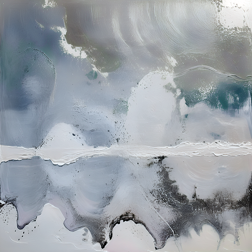 Eclectic Abstract 53 expressive multicolor abstract canvas