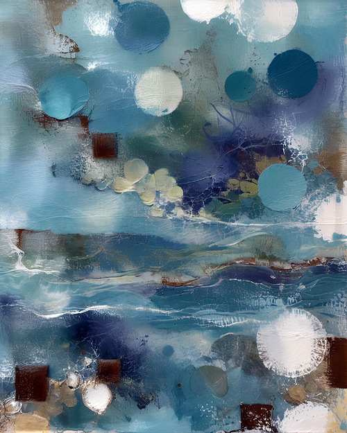 Eclectic Abstract 56 vibrant contemporary abstract painting