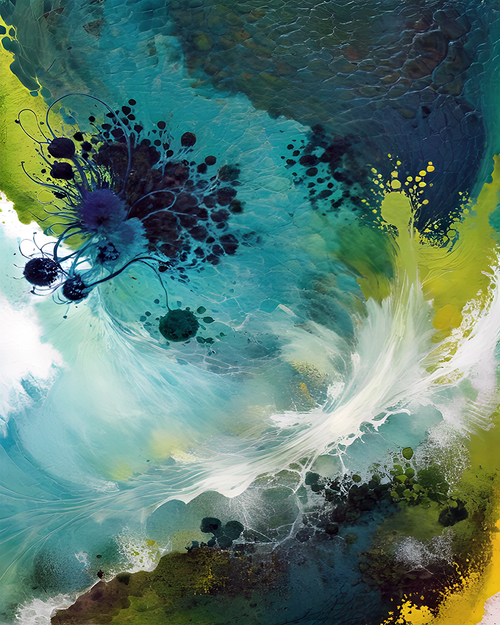 Eclectic Abstract 62 eclectic abstract wall art with vibrant tones