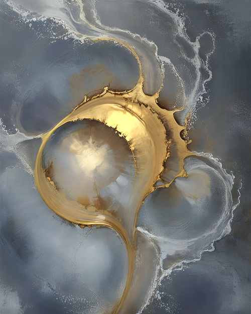 Eclectic Abstract 70 dynamic abstract artwork with bold tonal shifts