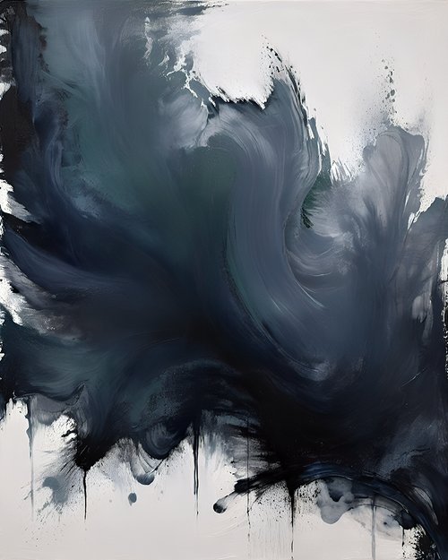 Eclectic Abstract 78 bold contemporary abstract artwork with contrast