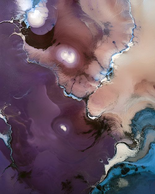 Eclectic Abstract 86 bold multitone abstract canvas