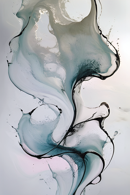 Eclectic Abstract 96 contemporary abstract canvas with tonal contrast