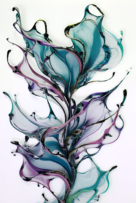 Eclectic Abstract 106 expressive abstract canvas with vivid movement