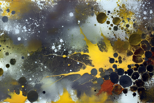 Eclectic Abstract 116 abstract wall art with expressive color movement