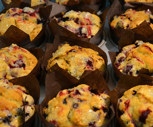 Fresh muffins food photography wall art