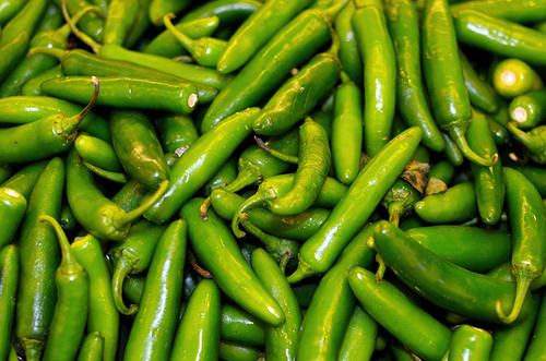 Fresh peppers food photography wall art