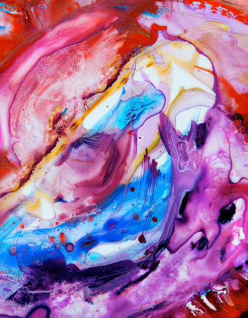 Chimera 7 expressive abstract painting for creative workspaces