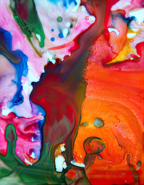 Chimera 17 contemporary abstract painting for creative workspace walls