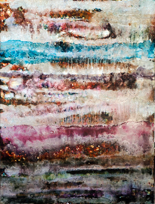 36”x48” Mixed Media on Metal