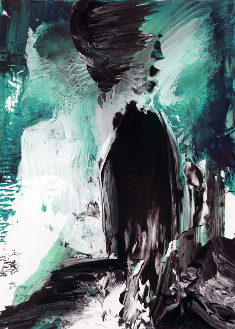 Sea Scape 3A contemporary ocean canvas with textured depth