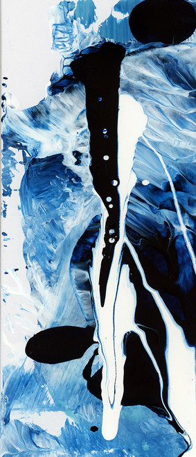 Sea Scape 6 abstract ocean wall art with immersive layered depth