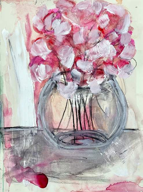 Contemporary Florals 17 modern floral wall art with soft gradient hues