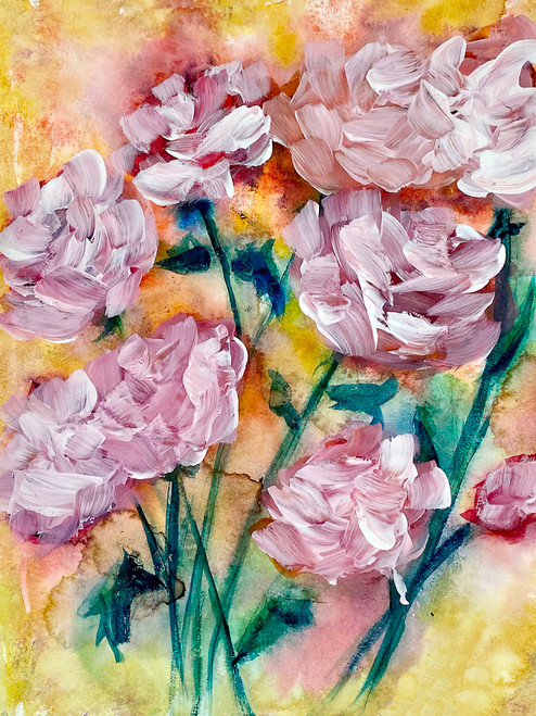 Contemporary Florals 20 imaginative floral painting with expressive forms
