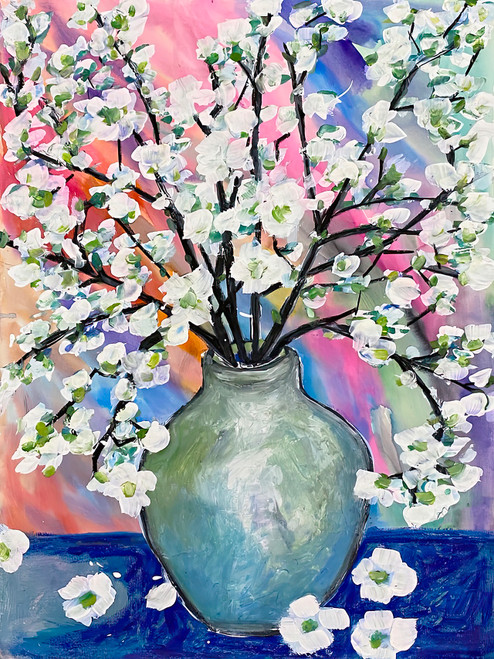 Contemporary Florals 63 expressive contemporary floral wall art with playful forms