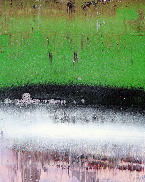 Horizon 1 contemporary horizon wall art with layered color bands