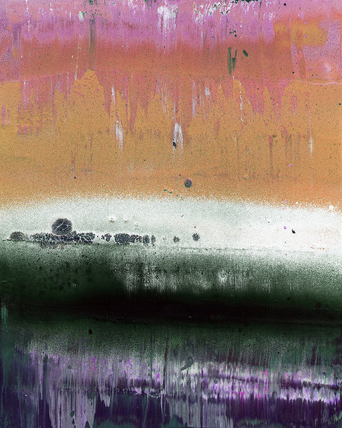 Horizon 1c contemporary abstract horizon artwork with expansive depth