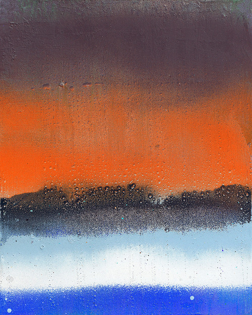 Horizon 2c contemporary horizon wall decor with meditative tones