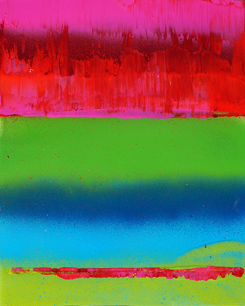 Horizon 3 modern horizon artwork with expansive color fields