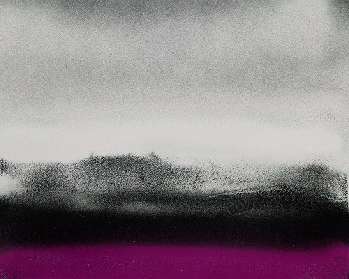 Horizon 7b contemporary horizon painting with layered movement