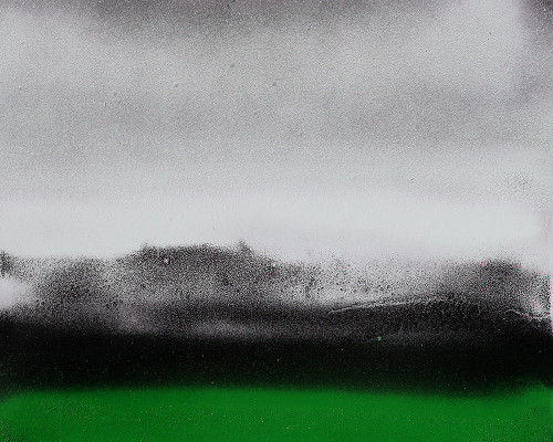 Horizon 7c abstract horizon canvas with bold horizontal division