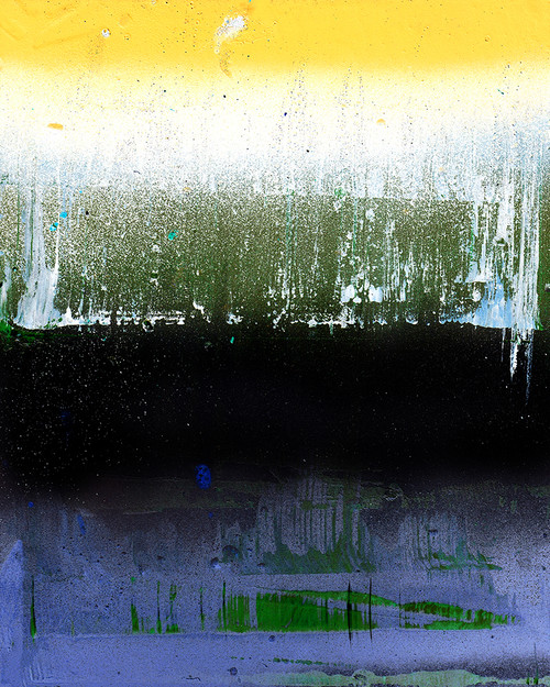 Horizon 9d abstract horizon canvas with layered tonal transitions