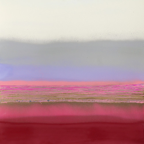 Horizon 14a contemporary horizon painting with rich atmospheric tones