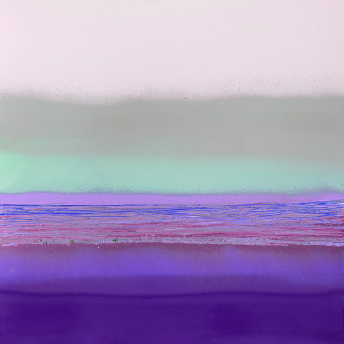 Horizon 14d contemporary horizon canvas with layered abstract texture