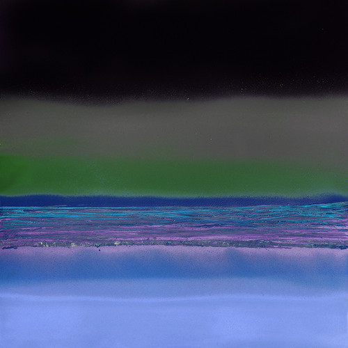 Horizon 14g contemporary horizon wall art with tranquil horizontal bands