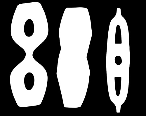 Color Play 6 black and white abstract wall art with bold contrast design