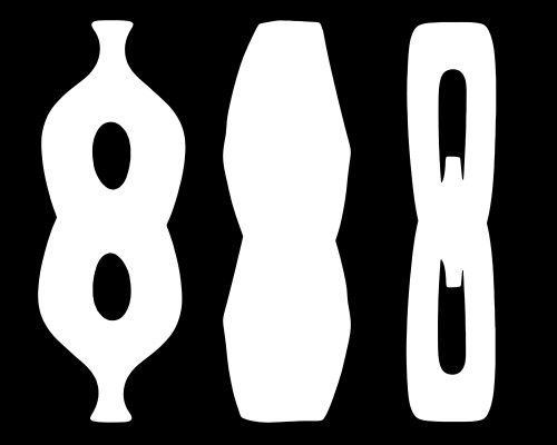 Color Play 12 black and white abstract wall art with bold geometric contrast