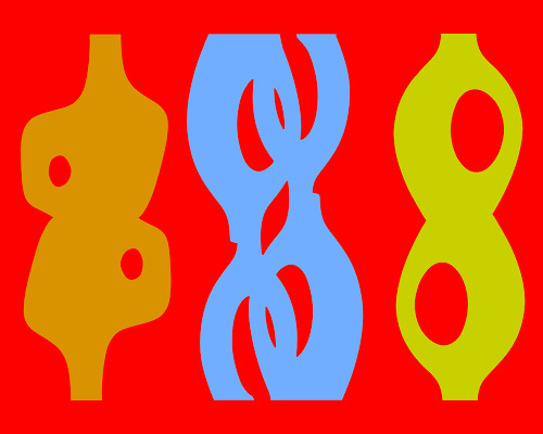 Color Play 42 bold playful mural style artwork