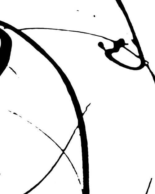 Drip Painting 10 monochrome drip artwork with dramatic contrast