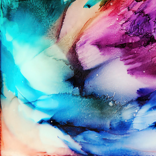 Fantasy 18 modern fantasy wall art with flowing abstract shapes