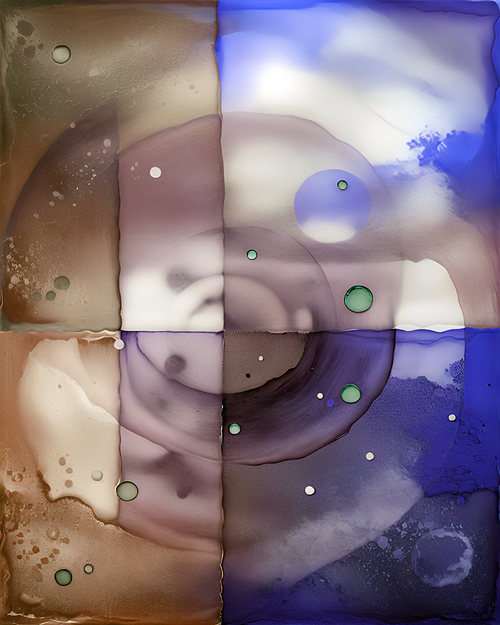 Eclectic Abstract 14 modern abstract wall art with bold composition