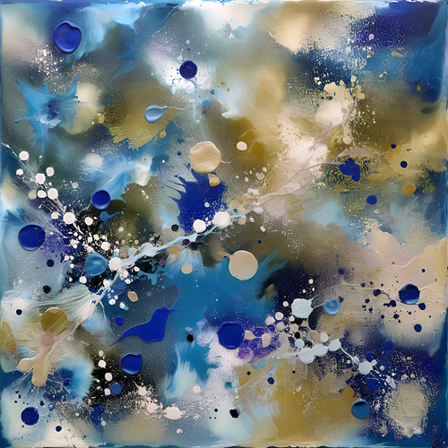 Eclectic Abstract 16 expressive abstract artwork with dynamic texture