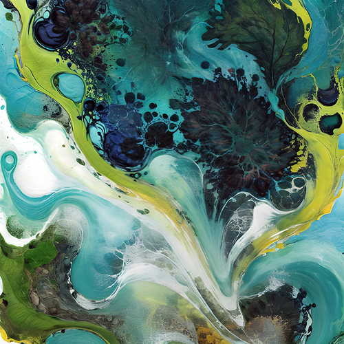 Eclectic Abstract 23 bold multitone abstract wall art