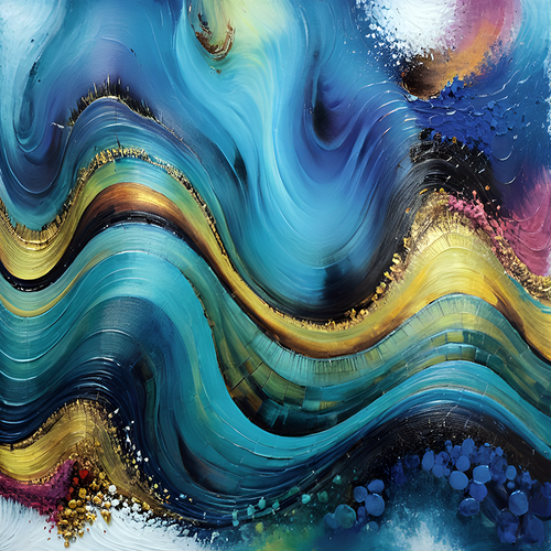 Eclectic Abstract 29 abstract artwork blending diverse color fields