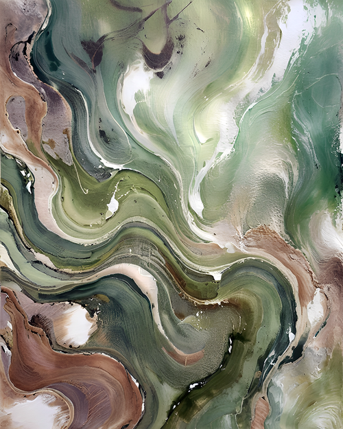 Eclectic Abstract 41 mixed media abstract canvas with rich contrast