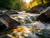 Water 21 river photography with flowing water over rocks, corporate wall art for offices and hospitality spaces.