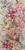Confetti colorful abstract mixed media artwork on metal with playful shapes and vibrant layered textures
