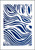 Contemporary blue corporate wall decor from Carve collection