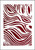 Contemporary red corporate wall decor from Carve collection