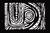 Sophisticated two black dimensional art for luxury hotel interiors