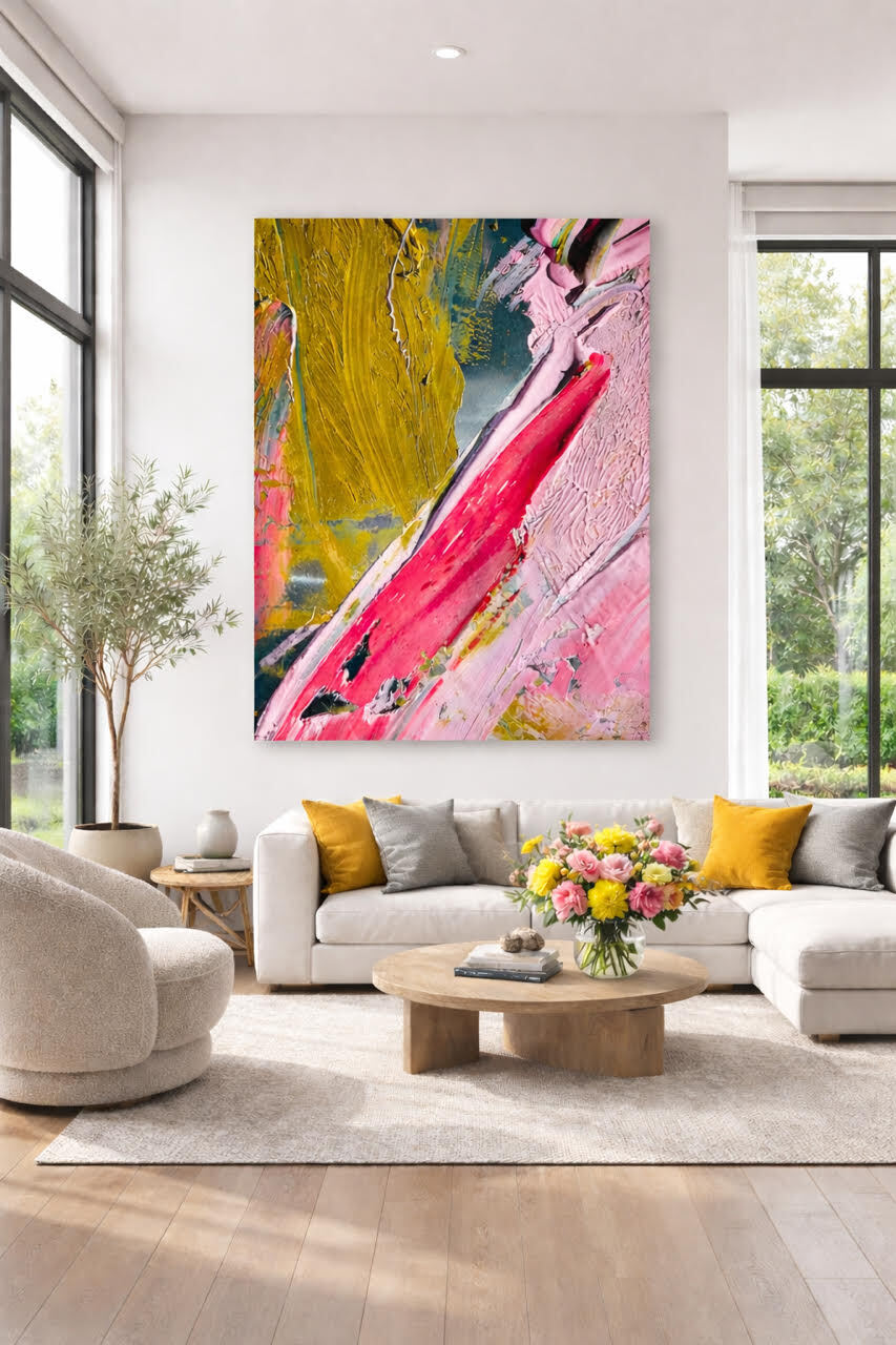 Curated Visual Living room Art
