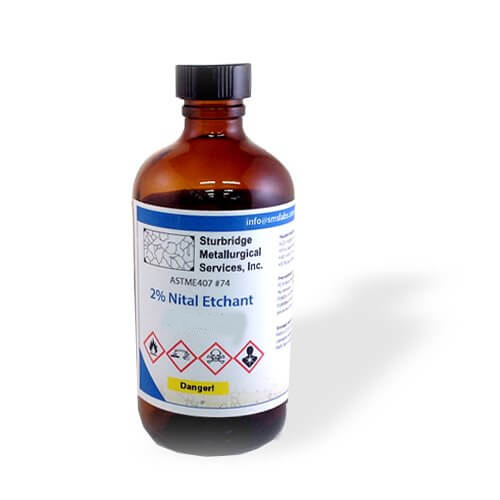 Nital Etch ASTM E407-74-2, E407-74-4, E407-74-5