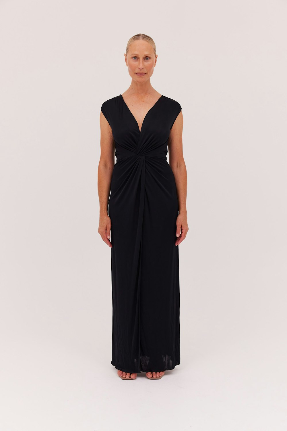 BLACK JERSEY STELLA GOWN The DOM