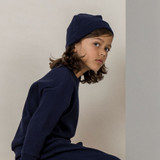 Bobbie Rib Beanie - Navy