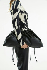 Vagabond Pu Oversized Bag | Black